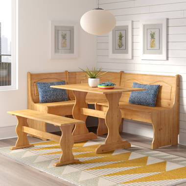 Foristell 3 piece breakfast nook online dining set august grove finish